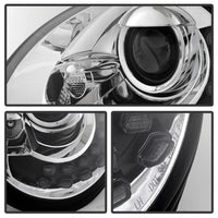 Thumbnail for Spyder Volkswagen Beetle 1998-2005 Projector Headlights DRL Chrome PRO-YD-VB98-DRL-C