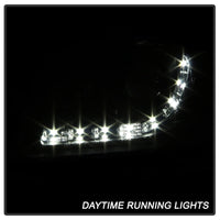 Thumbnail for Spyder Audi A4 06-08 Projector Headlights Halogen Model Only - DRL Black PRO-YD-AA405-DRL-BK