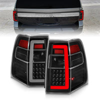 Thumbnail for ANZO 07-17 Ford Expedition LED Taillights w/ Light Bar Black Housing Clear Lens
