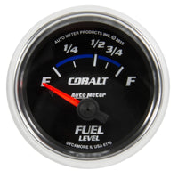 Thumbnail for Autometer Cobalt Gauge Fuel Level 2 1/16in 16e To 158f Elec Cobalt