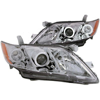 Thumbnail for ANZO 2007-2009 Toyota Camry Projector Headlights w/ Halo Chrome