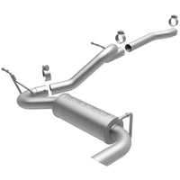 Thumbnail for MagnaFlow 12-14 Jeep Wrangler 3.6L Single Straight Rear P/S Exit Stainless C/b Perf Exhaust-Comp