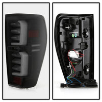 Thumbnail for Spyder GMC Sierra 19-20 Incandescent Bulb Model Only LED Tail Lights-Black Smoke ALT-YD-GS19-LED-BSM