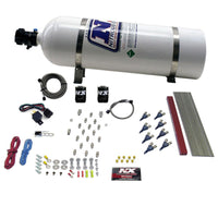 Thumbnail for Nitrous Express GM LT1/LS1 Pro Piranha Nozzle Gas Nitrous Kit w/15lb Bottle