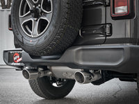 Thumbnail for aFe Rebel Series 409 Stainless Steel Cat-Back Exhaust 18-21 Jeep Wrangler JL 2.0L (t) - Polished Tip