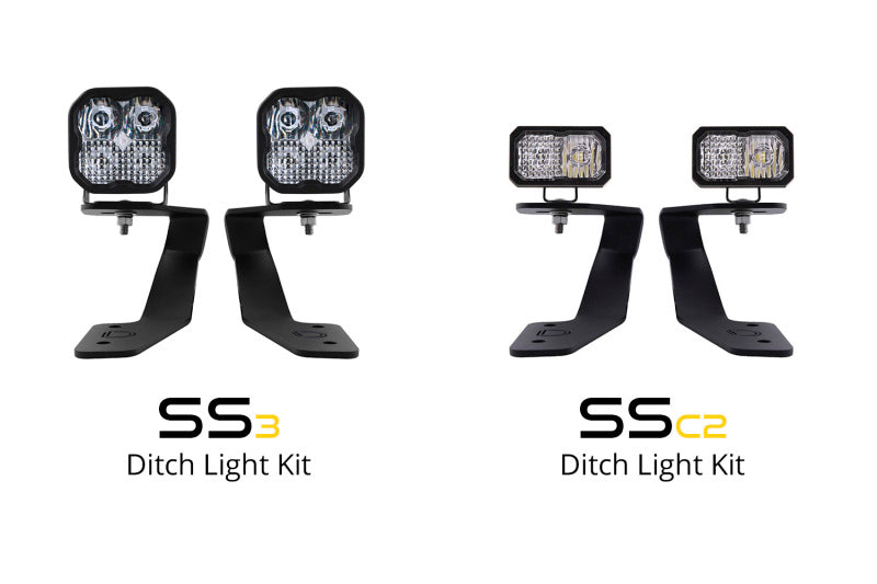 Diode Dynamics 18-21 Subaru Crosstrek Sport SS3 LED Ditch Light Kit - White Combo