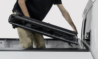 Thumbnail for Access LOMAX Tri-Fold Cover Black Urethane Finish 17+ Honda Ridgeline - 5ft Bed
