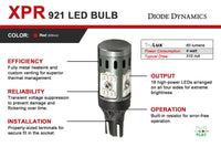 Thumbnail for Diode Dynamics 921 XPR LED Bulb - Red (Pair)