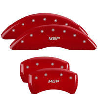 Thumbnail for MGP 4 Caliper Covers Engraved Front & Rear MGP Red finish silver ch