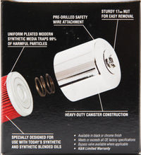 Thumbnail for K&N Suzuki / Arctic Cat / Cagiva / Kawasaki / Kymco / Aprilia 2.813in OD x 3.031in H Oil Filter