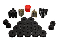 Thumbnail for Energy Suspension 55-75 Jeep CJ5/CJ6 Black Hyper-Flex Master Bushing Set