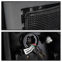Thumbnail for Spyder 16-17 Toyota Tacoma LED Tail Lights - Black Smoke (ALT-YD-TT16-LED-BSM)