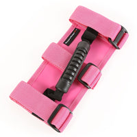 Thumbnail for Rugged Ridge Ultimate Grab Handles Pink 55-20 CJ/Jeep Wrangler /JT