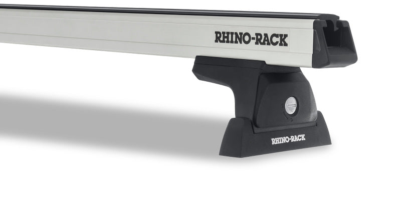 Rhino-Rack 15-21 Chevrolet Colorado 4 Door Heavy Duty RLT600 Ditch Mount 2 Bar Roof Rack - Silver
