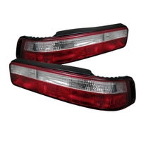 Thumbnail for Spyder Acura Integra 90-93 2Dr Euro Style Tail Lights Red Clear ALT-YD-AI90-RC