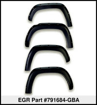 Thumbnail for EGR 15+ GMC Sierra HD Bolt-On Look Color Match Fender Flares - Set - Black