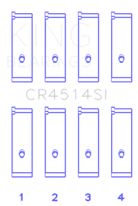 Thumbnail for King Toyota 1AZFE/2AZFE (Size STD) Rod Bearing Set