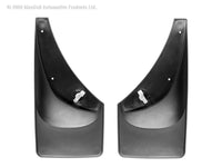 Thumbnail for WeatherTech 99-07 Chevrolet Silverado No Drill Mudflaps - Black