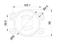 Thumbnail for Oracle 100mm 15W Driving Beam LED Emitter - 6000K