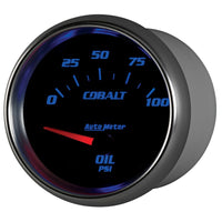 Thumbnail for Autometer Cobalt 66.7mm 0-100 PSI Oil Pressure Gauge
