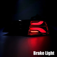 Thumbnail for AlphaRex 20-22 Tesla Model Y PRO-Series LED Tail Lights Jet Black w/Seq Sig