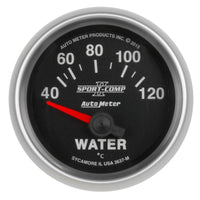 Thumbnail for Autometer Sport-Comp II Gauge Water Temp 2 1/16in 40-120c Electric Sport-Comp II