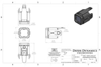 Thumbnail for Diode Dynamics Hitch Mount LED Pod Reverse Kit for GMC Sierra 1500 2019-2023 C1R