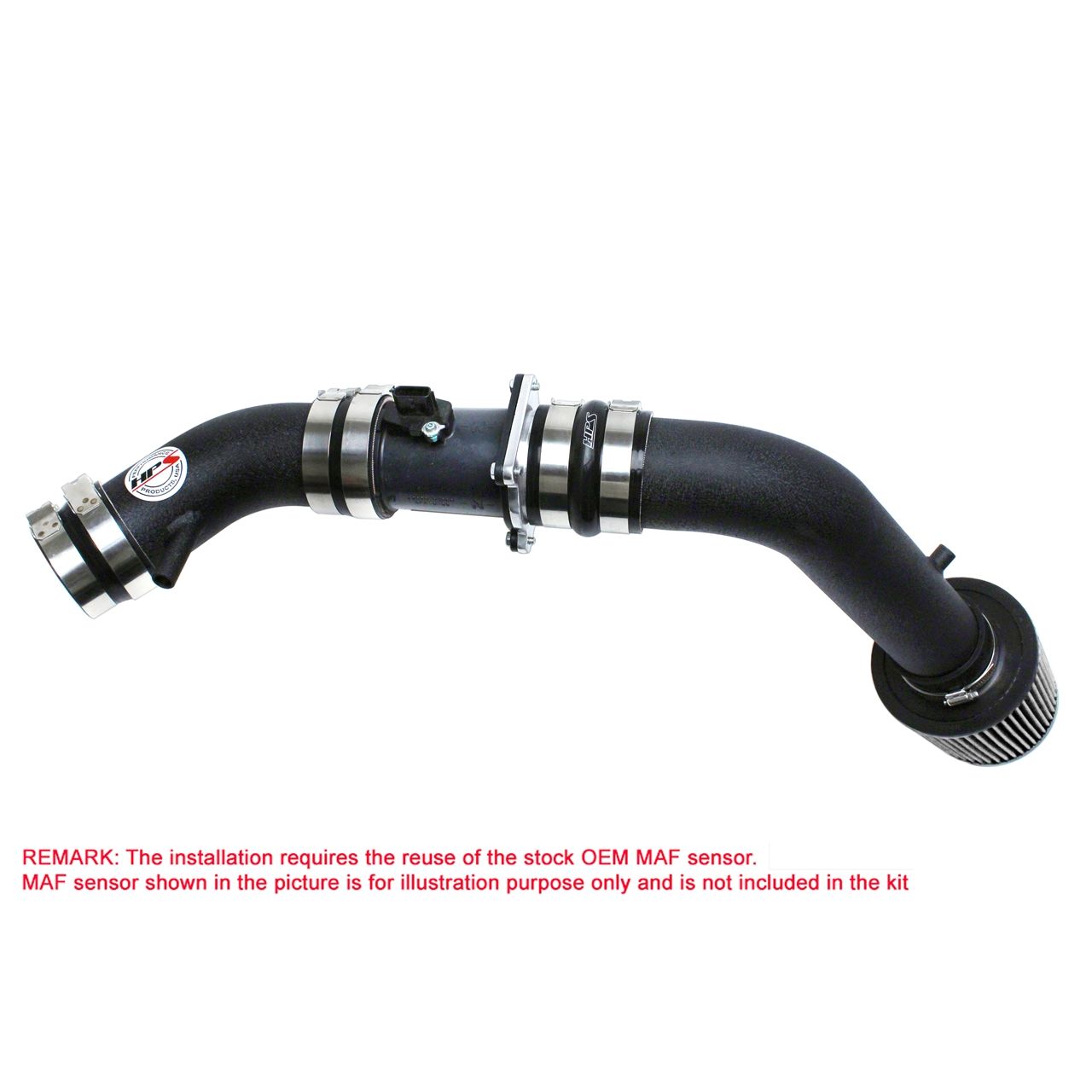 HPS Black Cold Air Intake (Converts to Shortram) for 02-06 Nissan Altima 2.5L 4Cyl