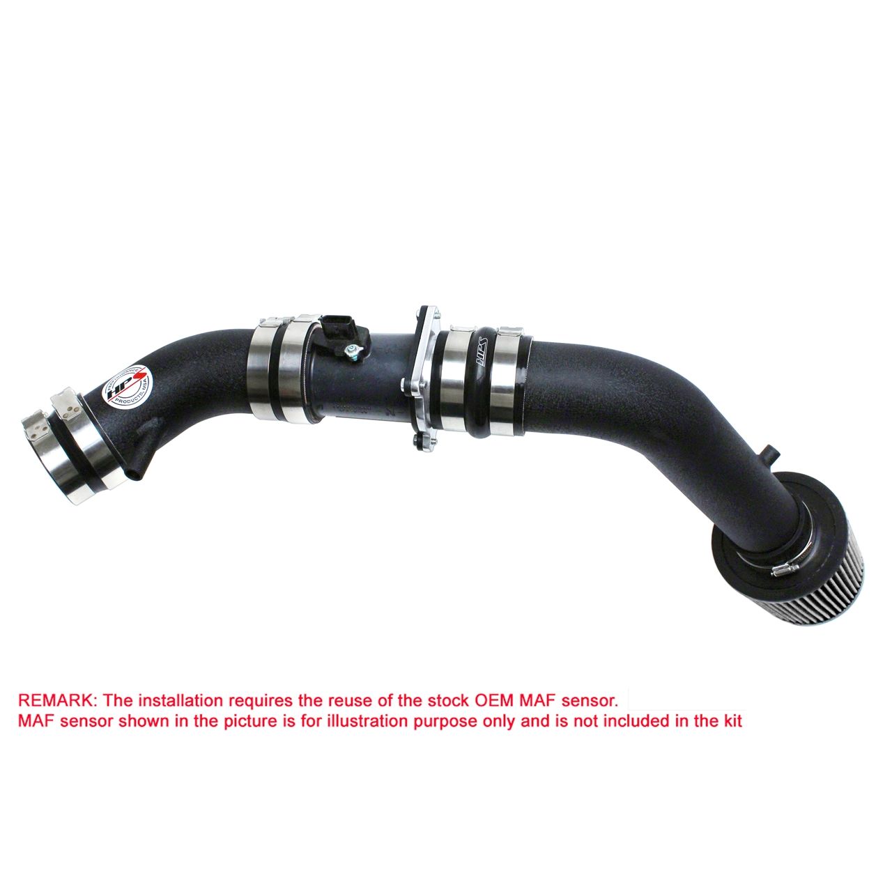 HPS Black Cold Air Intake (Converts to Shortram) for 02-06 Nissan Altima 2.5L 4Cyl