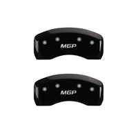 Thumbnail for MGP 4 Caliper Covers Engraved Front & Rear MGP Black finish silver ch
