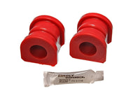 Thumbnail for Energy Suspension 89-97 Ford Thunderbird / 89-97 Cougar Red 1-1/16in Front Sway Bar Bushing Set