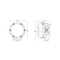 Thumbnail for Rigid Industries 2022+ Toyota Tundra A-Pillar Light Kit (4in 360-Series)