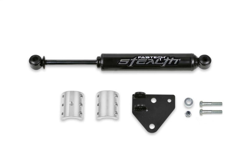 Fabtech 18-21 Jeep JL 4WD Stealth Steering Stabilizer Kit (High Clearance/Non-Stock Height)