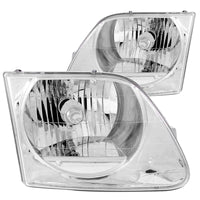 Thumbnail for ANZO 1997-2003 Ford F-150 Crystal Headlights Chrome