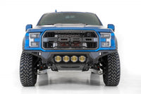 Thumbnail for Addictive Desert Designs 17-20 Ford F-150 Raptor Bomber Front Bumper w/ 4 Rigid 360 6in Round Mounts