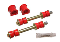 Thumbnail for Energy Suspension 89 Toyota 4Runner 2/4WD Red 24mm Complete Front Sway Bar Bushing Set