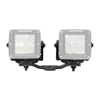 Thumbnail for Go Rhino 18-20 Jeep Wrangler JL/JLU/Gladiator JT Light Mount - Two 3in Cubes