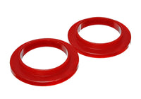 Thumbnail for Energy Suspension Universal 3 3/4in ID 5 7/16in OD 7/8in H Red Coil Spring Isolators (2 per set)