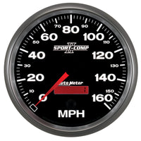 Thumbnail for Autometer Sport-Comp II 5 inch 0-160MPH Electronic Programmable Speedometer