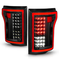 Thumbnail for ANZO 2015-2016 Ford F-150 LED Taillights Black