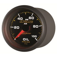 Thumbnail for Autometer Ultra-Lite II 52mm 0-100 PSI Mechanical Oil Pressure Gauge