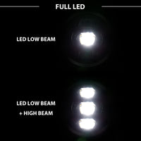 Thumbnail for ANZO 2018-2019 Jeep Wrangler Full Led ProjectorH.L Black