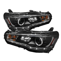 Thumbnail for Spyder Mitsubishi Lancer/EVO-10 08-14 Projector Xenon/HID- LED Halo DRL Blk PRO-YD-ML08-HID-DRL-BK