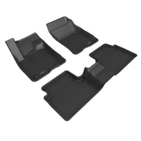 Thumbnail for 3D Maxpider 21-22 Ford Bronco Sport Kagu 1st 2nd Row - Floor Mat Set (Black)