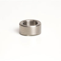 Thumbnail for Ticon Industries Titanium O2 Sensor Bung 1.75in to 2.5in Tubing (M18x1.5) - Coped End