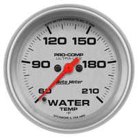 Thumbnail for Autometer Ultra-Lite 66.7mm Full Sweep Electronic 60-210 Degree F Water Temperature Gauge