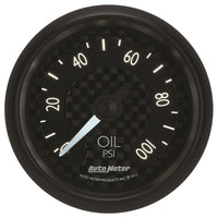Thumbnail for Autometer GT Series 52mm Mechanical 0-100 psi Oil Pressure Gauge