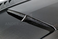 Thumbnail for Anderson Composites 15-17 Ford Mustang (Excl. GT350/GT350R) Ram Air Double Sided Hood