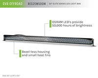 Thumbnail for DV8 Offroad 52in Elite Series Light Bar 500W LED - Black