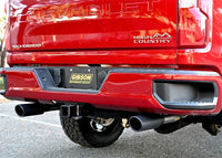 Thumbnail for Gibson 2021+ Ford Bronco 4-DR 2.7L 4WD 2.5in Black Elite Cat-Back Dual Split Exhaust - Stainless